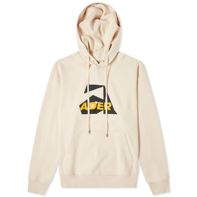 Ader Error Front Embroidered Hoody In White