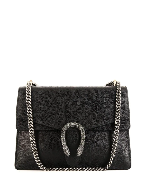 Pre-Owned Gucci Dionysus Shoulder Bag In Black | ModeSens