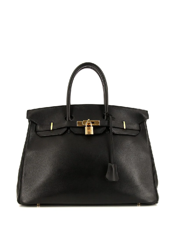 Pre-Owned Hermes Pre-owned Birkin 35 Bag In Black | ModeSens
