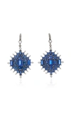 NAM CHO WOMEN'S 18K WHITE GOLD SAPPHIRE AND DIAMOND EARRINGS,826998