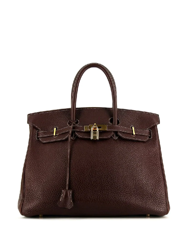 Pre-Owned Hermes Pre-owned Birkin 35 Bag In Brown | ModeSens