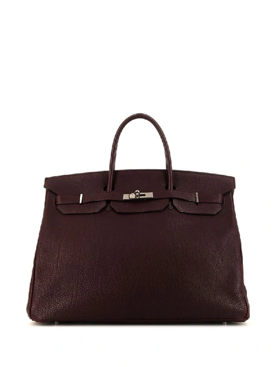 Pre-owned Hermes  Birkin 40 Bag In Red
