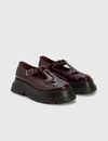 BURBERRY PATENT LEATHER T-BAR SHOES