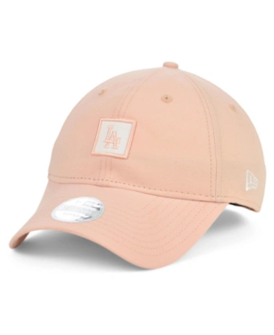 New Era Los Angeles Dodgers Women's Mini Patch 9twenty Cap In Lightpink