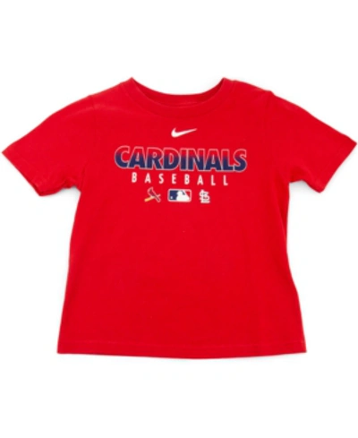 Nike Kids' St. Louis Cardinals Youth Early Work T-shirt In Red
