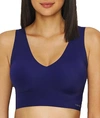 Calvin Klein Invisibles Bralette In Purple Night