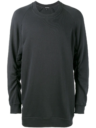 Ann Demeulemeester Sweatshirt Mit Aufgesticktem Vogel In Black