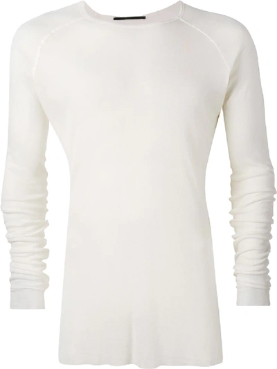 Haider Ackermann Long Sleeved T-shirt In White