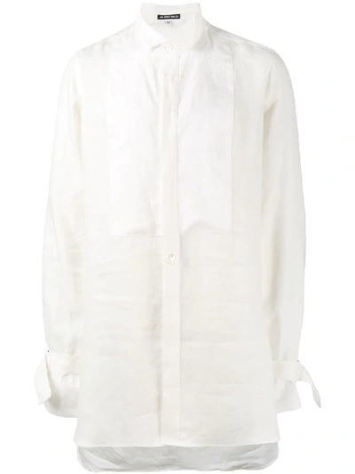 Ann Demeulemeester Brushed Long Sleeve Shirt In White