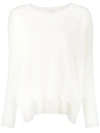 BARBARA CASASOLA CASHMERE KNITTED LONG SLEEVE TOP