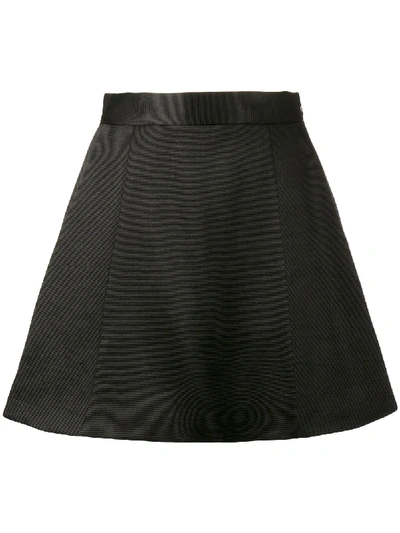 Olivier Theyskens Mini Skater Skirt In Black