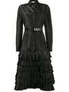 OLIVIER THEYSKENS SHIRT DRESS WITH TAFFETA SKIRT