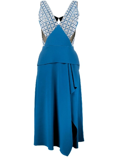 Roland Mouret Kao Dress In Blue