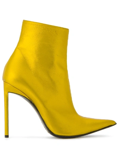 Haider Ackermann Alderbaran Ankle Boots In Yellow