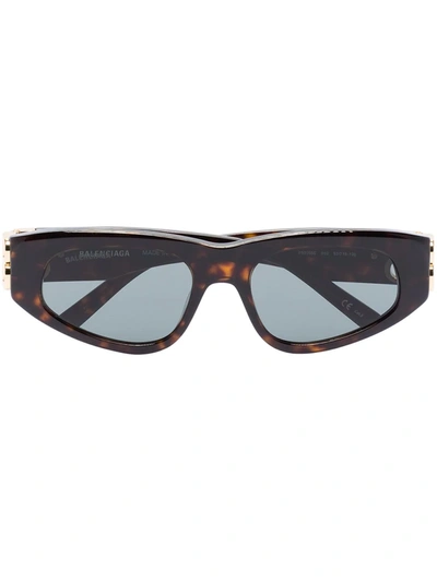 Balenciaga Dynasty Cat-eye Frame Sunglasses In Brown