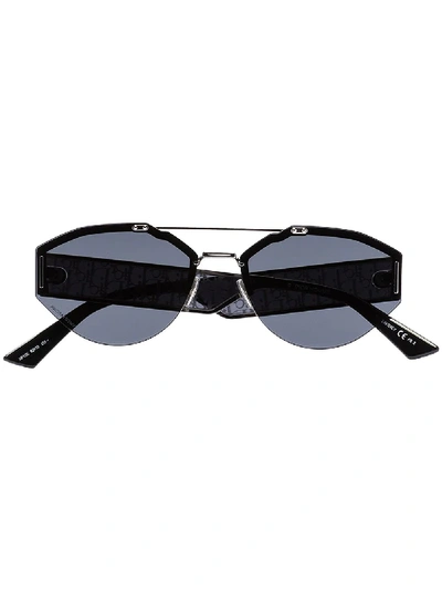 Dior Black 0233s Round Sunglasses