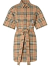 BURBERRY VINTAGE CHECK SHIRT DRESS