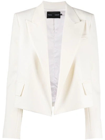 Proenza Schouler Boxy Fit Blazer In White
