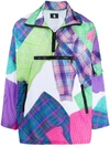 DUOLTD OVERSIZED PATCHWORK PRINT PULLOVER JACKET