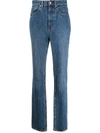 ALEXANDER WANG HIGH-WAISTED SLIM FIT JEANS