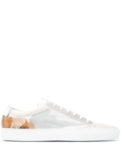 Common Projects 'achilles Clear' Low Top Pvc Leather Trainers In Multi-colour