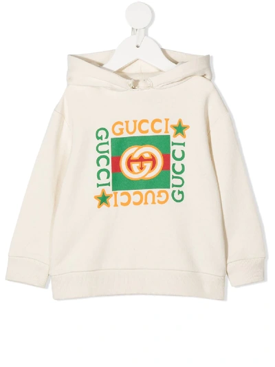 GUCCI LOGO-PRINT HOODIE