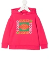 GUCCI logo-print hoodie