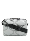 DOLCE & GABBANA PADDED ZIP-UP SHOULDER BAG