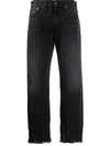 R13 Cropped Jeans In Black