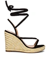 AQUAZZURA RAMATUELLE 85 WEDGE ESPADRILLE,AAZZ-WZ246