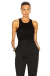 Enza Costa For Fwrd Supima Bold Sheath Tank In Black