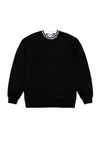 ACNE STUDIOS LOGO RIB SWEATSHIRT,ACNE-MK76