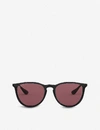 Ray Ban Rb4171 Erika Round-framed Acetate And Metal Sunglasses