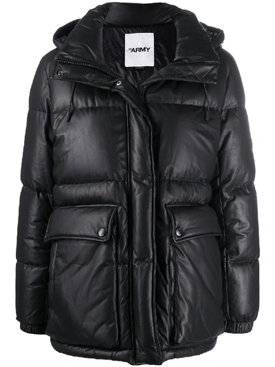 Yves Salomon Oversized Puffer Jacket In Black