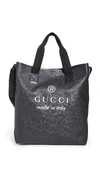 WHAT GOES AROUND COMES AROUND GUCCI CANVAS TOTE