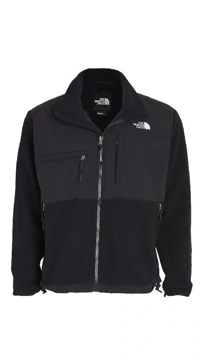 The North Face Mens Black Retro Denali Funnel-neck Fleece Jacket
