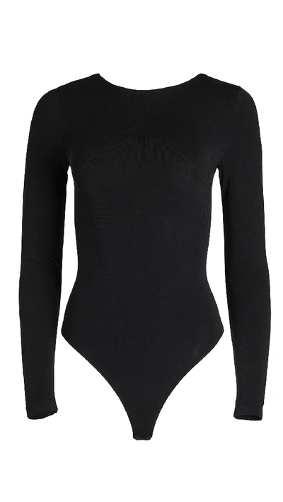 Wolford Buenos Aires Stretch-jersey Thong Bodysuit In Black