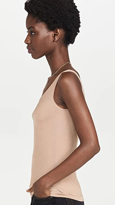 Wolford Jamaika Jersey Tank Top In Latte