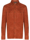 Ajmone Cervino Press-stud Jacket In Red
