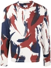 KENZO PAINT PRINT COTTON SWEATSHIRT