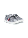 TOMMY HILFIGER JUNIOR GLITTER TOUCH-STRAP SNEAKERS