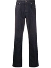 FERRAGAMO DARK WASH STRAIGHT LEG JEANS