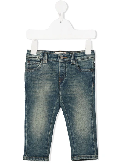 Gucci Babies' Straight-leg Jeans In Blue