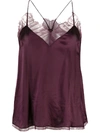 Iro Women's Berwyn Silk Camisole In Purple