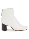 3.1 Phillip Lim / フィリップ リム Nadia Leather Block Heel Booties In White