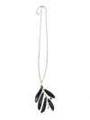 DSQUARED2 NECKLACE WITH TALISMAN AND FEATHERS,11473867