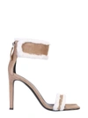 Giuseppe Zanotti Kanda Square Toe Sandals With 9 Cm Heel In Tortora