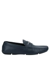 Versace Loafers In Dark Blue