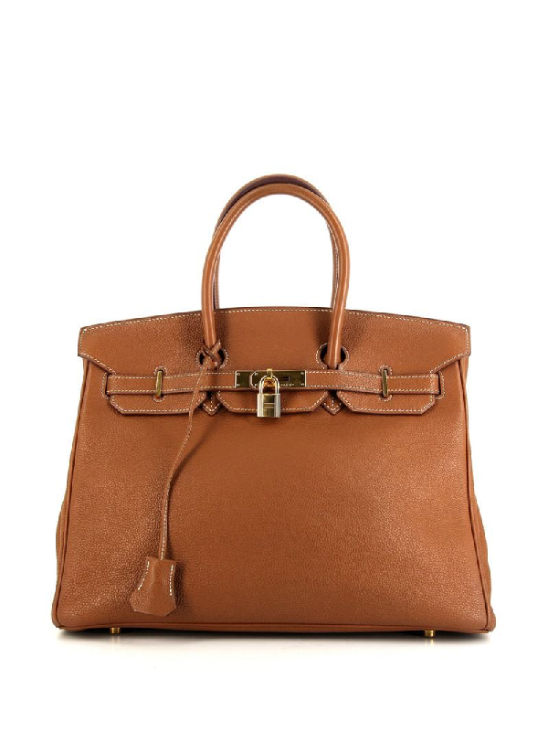 Pre-Owned Hermes Pre-owned Birkin 35 Tote Bag In Brown | ModeSens