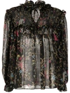 ETRO FLORAL EMBROIDERED BLOUSE